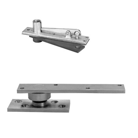 Rixson 370US15 Center Hung Pivot Set with 340 Top Pivot Satin Nickel 370US15